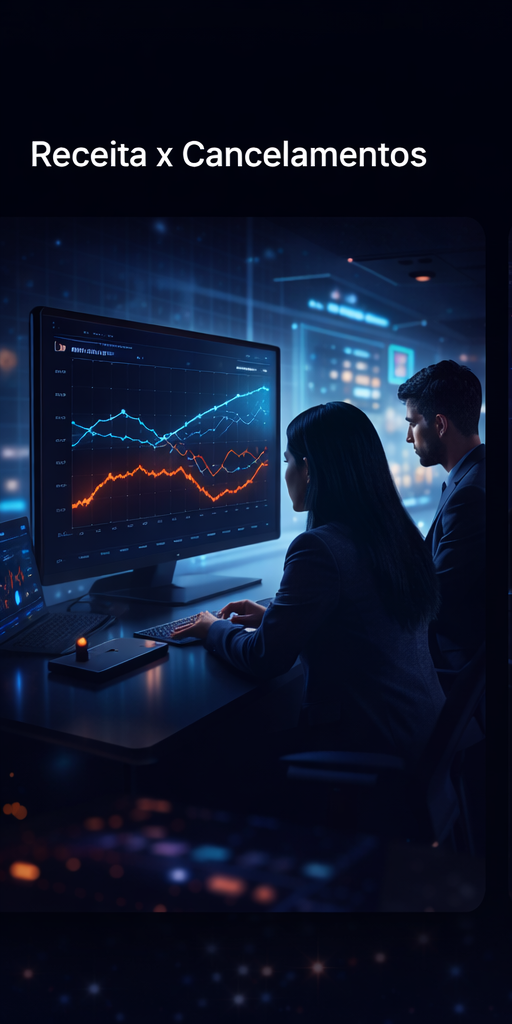 Receita x Cancelamentos